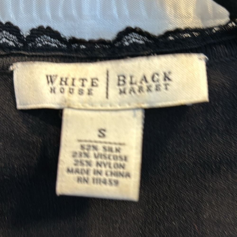 WHBM black embellished sweater - Picture 2 of 6